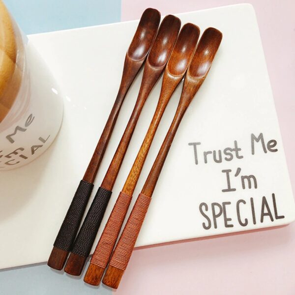 Fine wooden coffee spoons