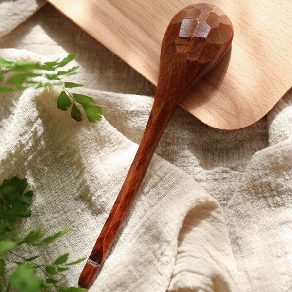 Wooden ladle spoon