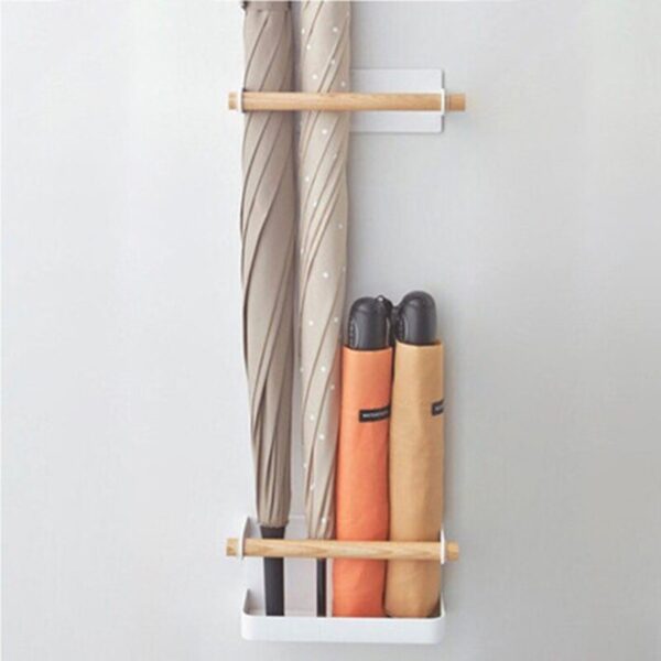 Wall-mounted umbrella rack